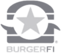 Home 9 BurgerFi logo featuring a star inside a burger bun shape